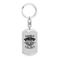 Lord Let Them See Keychain Stainless Steel or 18k Gold Dog Tag Keyring-Express Your Love Gifts