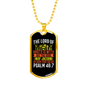 Lord Of Hosts Christian Necklace Stainless Steel or 18k Gold Dog Tag 24" Chain-Express Your Love Gifts