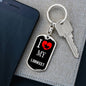 Lorikeet Bird Lover Keyring Keychain Stainless Steel or 18k Gold-Express Your Love Gifts