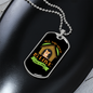 Love and a Dog House Necklace Stainless Steel or 18k Gold Dog Tag 24" Chain-Express Your Love Gifts