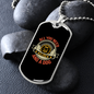Love and Dog is All You Need Necklace Stainless Steel or 18k Gold Dog Tag 24" Chain-Express Your Love Gifts