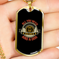 Love and Dog is All You Need Necklace Stainless Steel or 18k Gold Dog Tag 24" Chain-Express Your Love Gifts