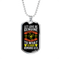 Love Be Genuine Romans 12:9 Necklace Stainless Steel or 18k Gold Dog Tag 24" Chain-Express Your Love Gifts
