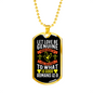 Love Be Genuine Romans 12:9 Necklace Stainless Steel or 18k Gold Dog Tag 24" Chain-Express Your Love Gifts
