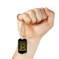 Love Being A Firefighter Gift Stainless Steel or 18k Gold Dog Tag 24" Chain-Express Your Love Gifts
