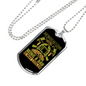 Love Being A Firefighter Gift Stainless Steel or 18k Gold Dog Tag 24" Chain-Express Your Love Gifts