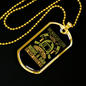 Love Being A Firefighter Gift Stainless Steel or 18k Gold Dog Tag 24" Chain-Express Your Love Gifts