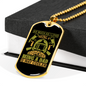 Love Being A Firefighter Gift Stainless Steel or 18k Gold Dog Tag 24" Chain-Express Your Love Gifts