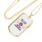 Love British ShortHair Cat White Necklace Stainless Steel or 18k Gold Dog Tag 24-Express Your Love Gifts