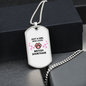 Love British ShortHair Cat White Necklace Stainless Steel or 18k Gold Dog Tag 24-Express Your Love Gifts