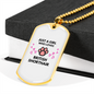 Love British ShortHair Cat White Necklace Stainless Steel or 18k Gold Dog Tag 24-Express Your Love Gifts