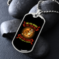 Love Canine Bulldog Necklace Stainless Steel or 18k Gold Dog Tag 24" Chain-Express Your Love Gifts