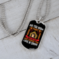 Love Canine Necklace Stainless Steel or 18k Gold Dog Tag 24" Chain-Express Your Love Gifts