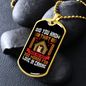 Love Canine Necklace Stainless Steel or 18k Gold Dog Tag 24" Chain-Express Your Love Gifts