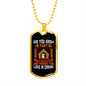 Love Canine Necklace Stainless Steel or 18k Gold Dog Tag 24" Chain-Express Your Love Gifts