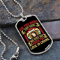 Love Canine Red Necklace Stainless Steel or 18k Gold Dog Tag 24" Chain-Express Your Love Gifts
