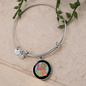 Love Dog Paw Bracelet Stainless Steel or 18k Gold Circle Bangle-Express Your Love Gifts