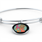 Love Dog Paw Bracelet Stainless Steel or 18k Gold Circle Bangle-Express Your Love Gifts