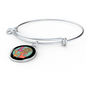 Love Dog Paw Bracelet Stainless Steel or 18k Gold Circle Bangle-Express Your Love Gifts