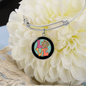 Love Dog Paw Bracelet Stainless Steel or 18k Gold Circle Bangle-Express Your Love Gifts