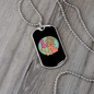 Love Dog Paw Necklace Stainless Steel or 18k Gold Dog Tag 24" Chain-Express Your Love Gifts