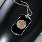Love Dog Paw Necklace Stainless Steel or 18k Gold Dog Tag 24" Chain-Express Your Love Gifts