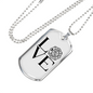 Love Fire Department Firefighter Gift Stainless Steel or 18k Gold Dog Tag 24" Chain-Express Your Love Gifts