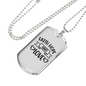Love Hope Faith Christian Necklace Stainless Steel or 18k Gold Dog Tag 24" Chain-Express Your Love Gifts