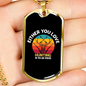 Love Hunting or Wrong Necklace Stainless Steel or 18k Gold Dog Tag 24" Chain-Express Your Love Gifts