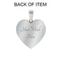 Love Is A Treasure Heart Bangle Stainless Steel or 18k Gold 18-22"-Express Your Love Gifts
