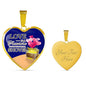 Love Is A Treasure Necklace Stainless Steel or 18k Gold Heart Pendant 18-22"-Express Your Love Gifts