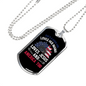 Love Jesus Necklace Stainless Steel or 18k Gold Dog Tag 24" Chain-Express Your Love Gifts