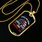 Love Jesus Necklace Stainless Steel or 18k Gold Dog Tag 24" Chain-Express Your Love Gifts