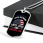 Love Jesus Necklace Stainless Steel or 18k Gold Dog Tag 24" Chain-Express Your Love Gifts