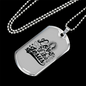 Love Like Jesus Cross Christian Necklace Stainless Steel or 18k Gold Dog Tag 24" Chain-Express Your Love Gifts