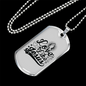 Love Like Jesus Prayer Christian Necklace Stainless Steel or 18k Gold Dog Tag 24" Chain-Express Your Love Gifts