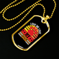 Love Me Love My Dog Necklace Stainless Steel or 18k Gold Dog Tag 24" Chain-Express Your Love Gifts