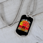 Love Me Love My Dog Necklace Stainless Steel or 18k Gold Dog Tag 24" Chain-Express Your Love Gifts