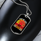Love Me Love My Dog Necklace Stainless Steel or 18k Gold Dog Tag 24" Chain-Express Your Love Gifts