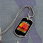 Love Me Love My Dog Necklace Stainless Steel or 18k Gold Dog Tag 24" Chain-Express Your Love Gifts