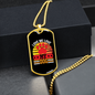 Love Me Love My Dog Necklace Stainless Steel or 18k Gold Dog Tag 24" Chain-Express Your Love Gifts
