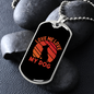 Love Me Love My Dog Red Necklace Stainless Steel or 18k Gold Dog Tag 24" Chain-Express Your Love Gifts