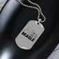 Love My Beagle Necklace Stainless Steel or 18k Gold Dog Tag 24" Chain-Express Your Love Gifts