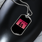 Love My Dog Necklace Stainless Steel or 18k Gold Dog Tag 24" Chain-Express Your Love Gifts