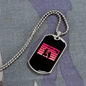 Love My Dog Necklace Stainless Steel or 18k Gold Dog Tag 24" Chain-Express Your Love Gifts