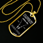 Love My Poles Fishing Necklace Stainless Steel or 18k Gold Dog Tag 24" Chain-Express Your Love Gifts