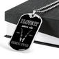 Love My Poles Fishing Necklace Stainless Steel or 18k Gold Dog Tag 24" Chain-Express Your Love Gifts