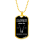 Love My Poles Fishing Necklace Stainless Steel or 18k Gold Dog Tag 24" Chain-Express Your Love Gifts