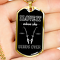 Love My Poles Fishing Necklace Stainless Steel or 18k Gold Dog Tag 24" Chain-Express Your Love Gifts