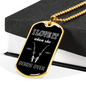 Love My Poles Fishing Necklace Stainless Steel or 18k Gold Dog Tag 24" Chain-Express Your Love Gifts